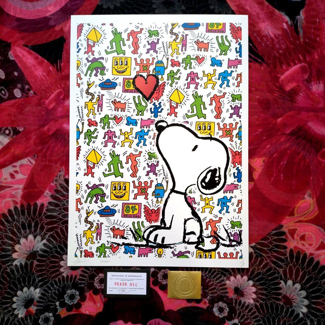 death nyc 世界限定100枚　スヌーピー　キースヘリング