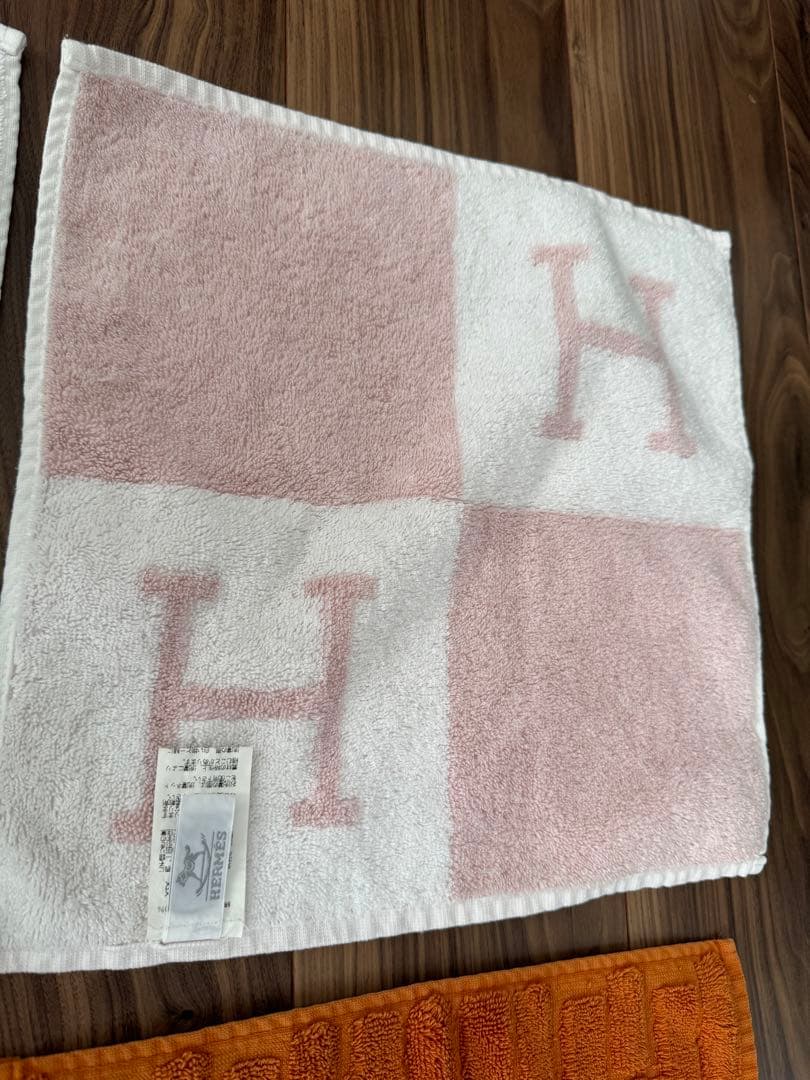 HERMES エルメス　ハンドタオル　タオル　アヴァロン等　5枚セット