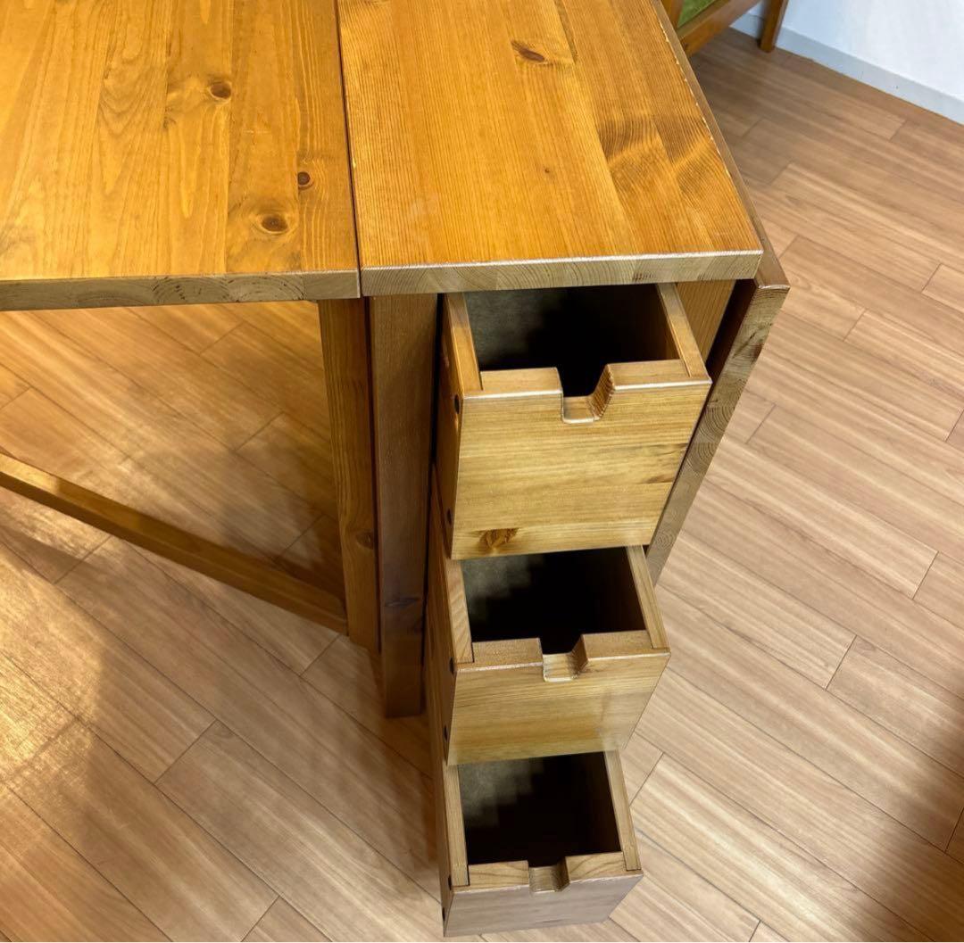 IKEA NORDEN ノールデン 折りたたみ式 ダイニングテーブル　バタフライ