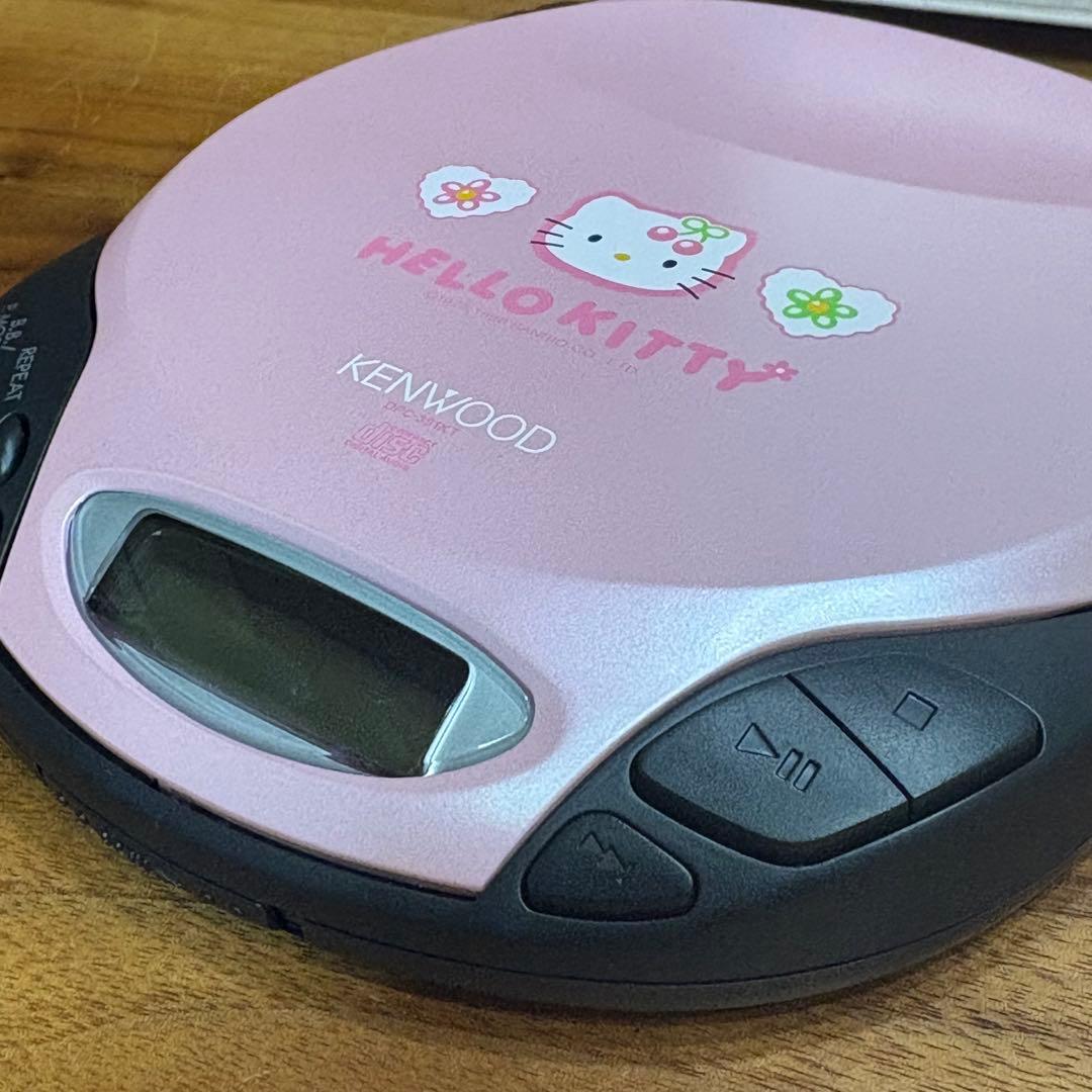 1998年☆新品KENWOOD HELLO KITTY ポータブルCDプレーヤー