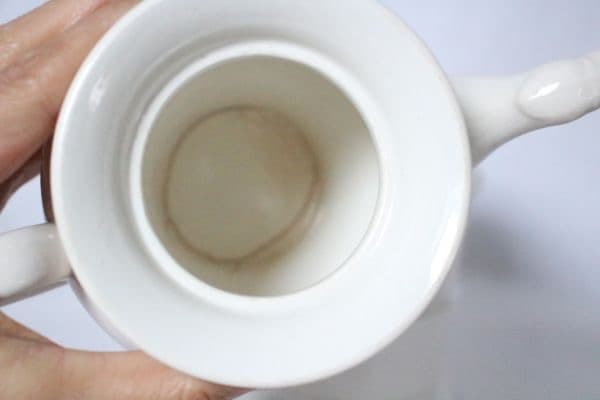 フランス アンティーク サルグミンヌ 古い陶器のティザニエール