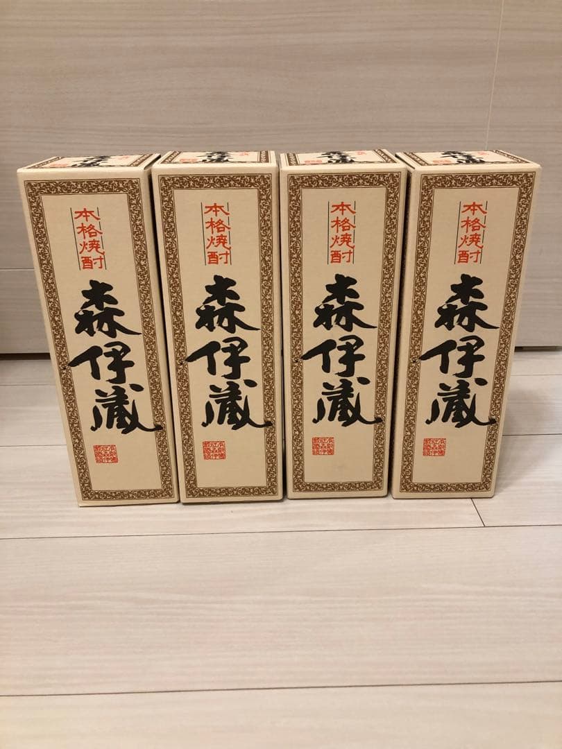 森伊蔵 焼酎 4本セット 箱入り