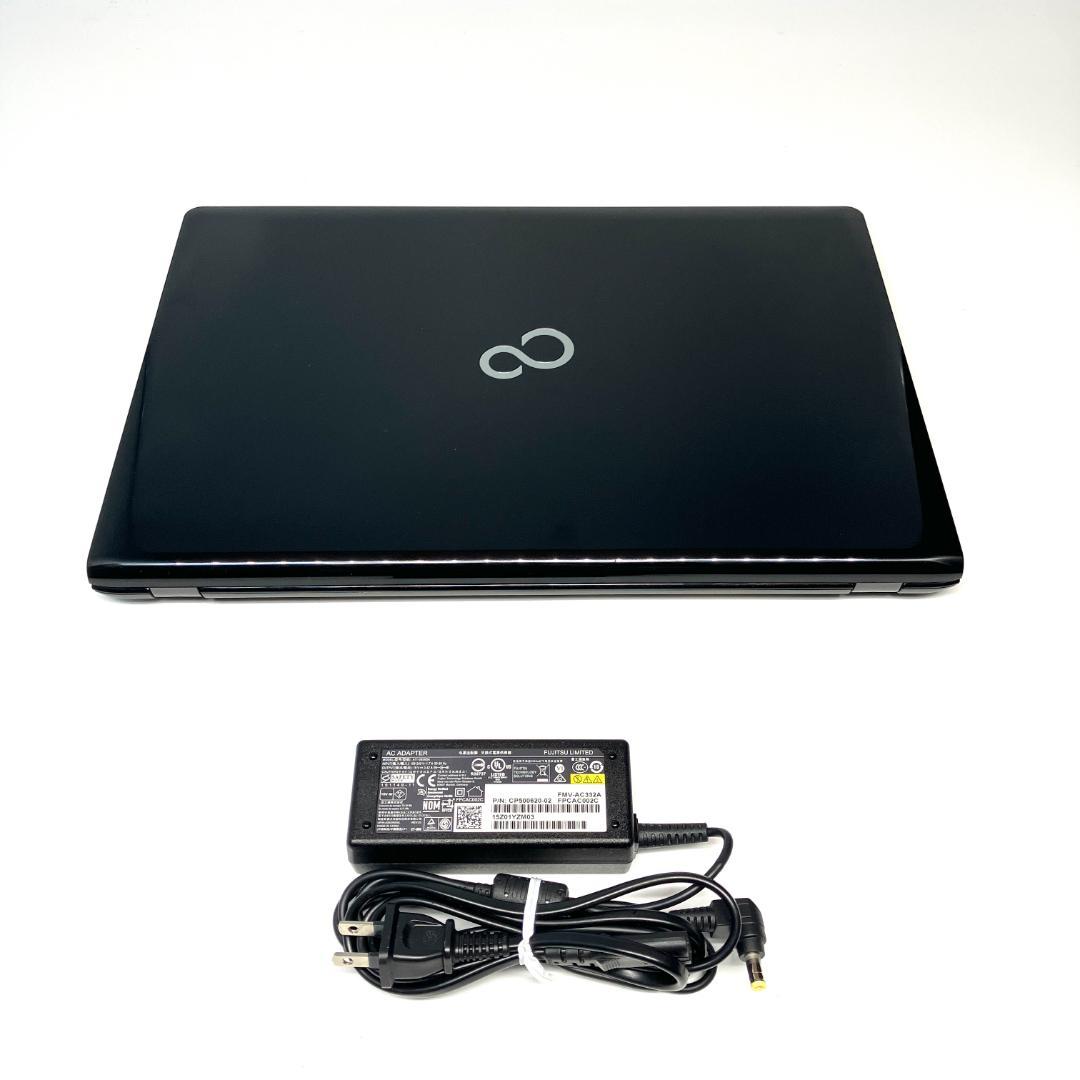 ♪仕事に趣味にサクサク快適♪上美品ブラック★ブルーレイ カメラ付きノートパソコン