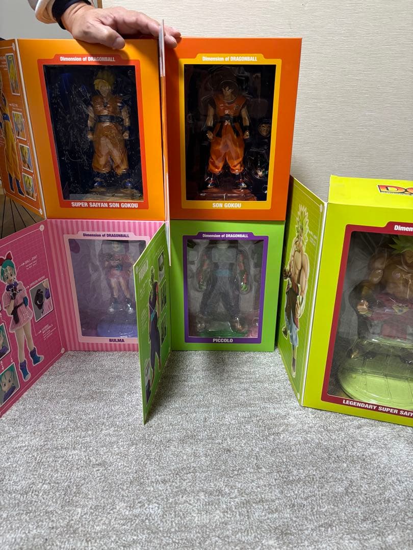 DOD 孫悟空 超サイヤ人孫悟空 ブルマ ピッコロ ブロリー フィギュアセット