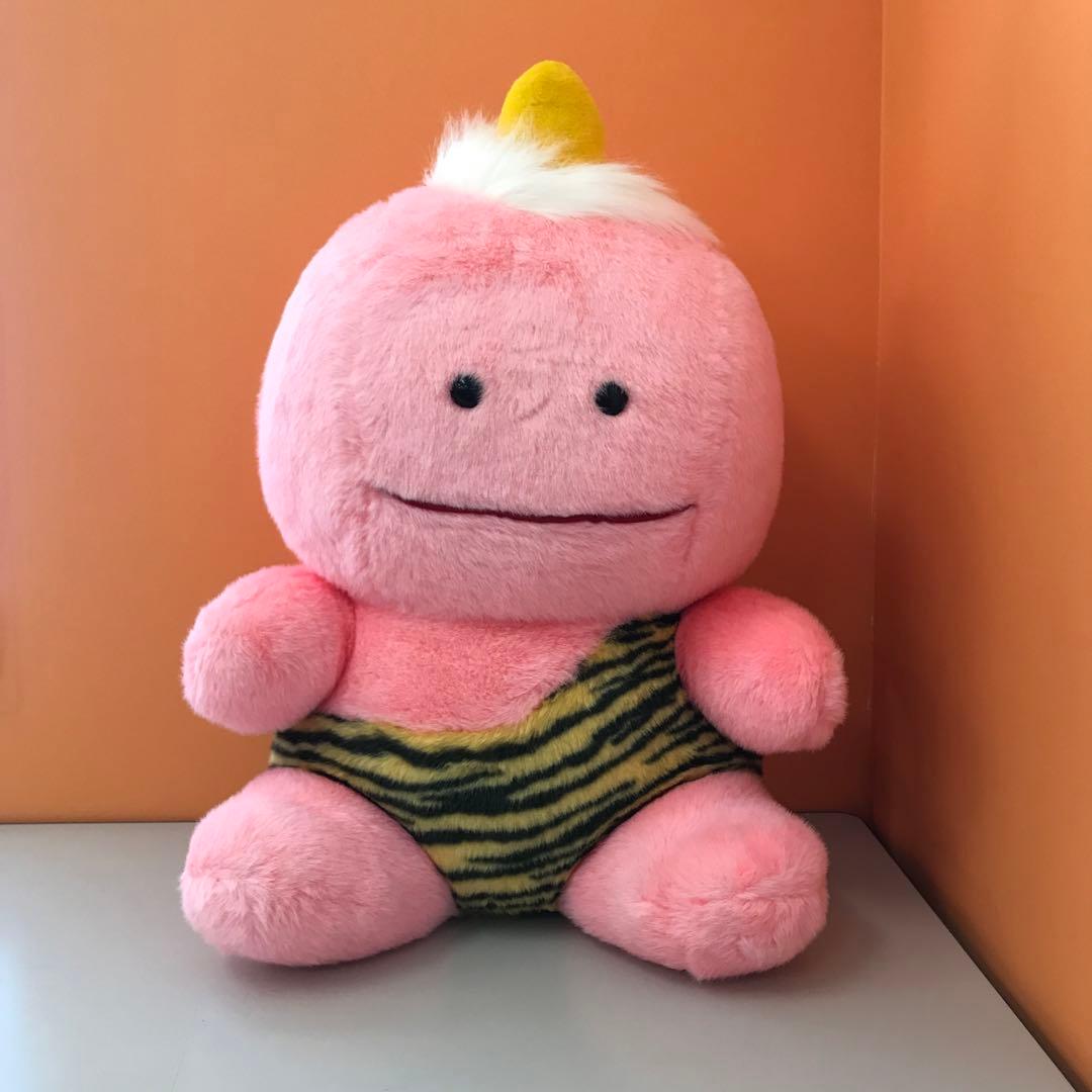 レア　当時物　セキグチ　ピカポン　3Lサイズ　ぬいぐるみ　ピンク　昭和レトロ