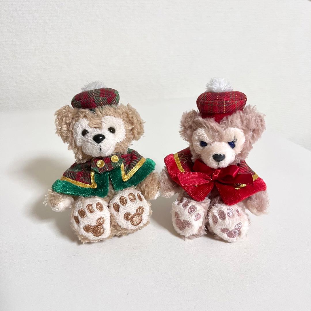専用】ディズニー クリスマス ダッフィー シェリーメイ ぬいぐるみ ストラップ