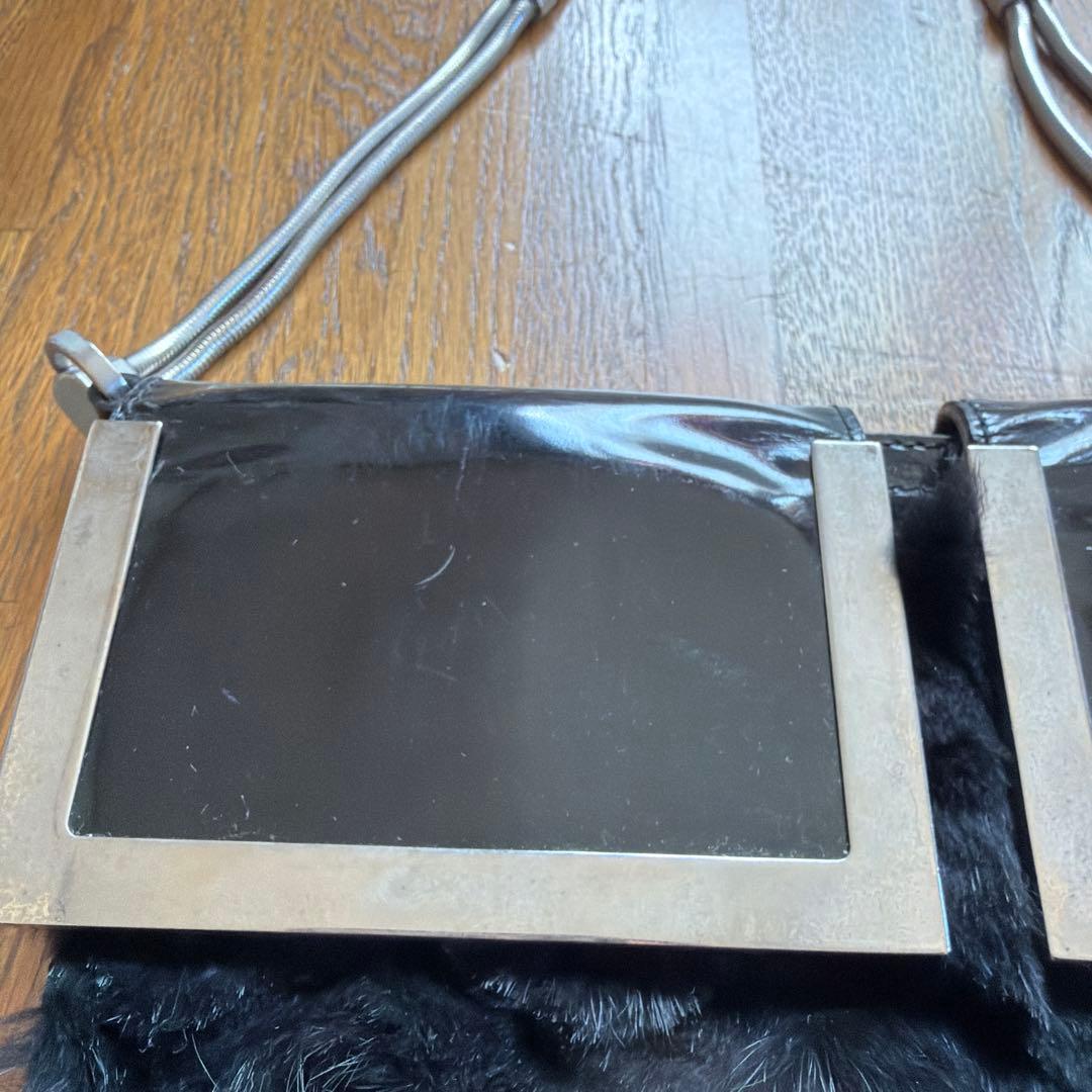 VERSACE ヴェルサーチ ヴィンテージ ミニショルダーバッグ ブラック