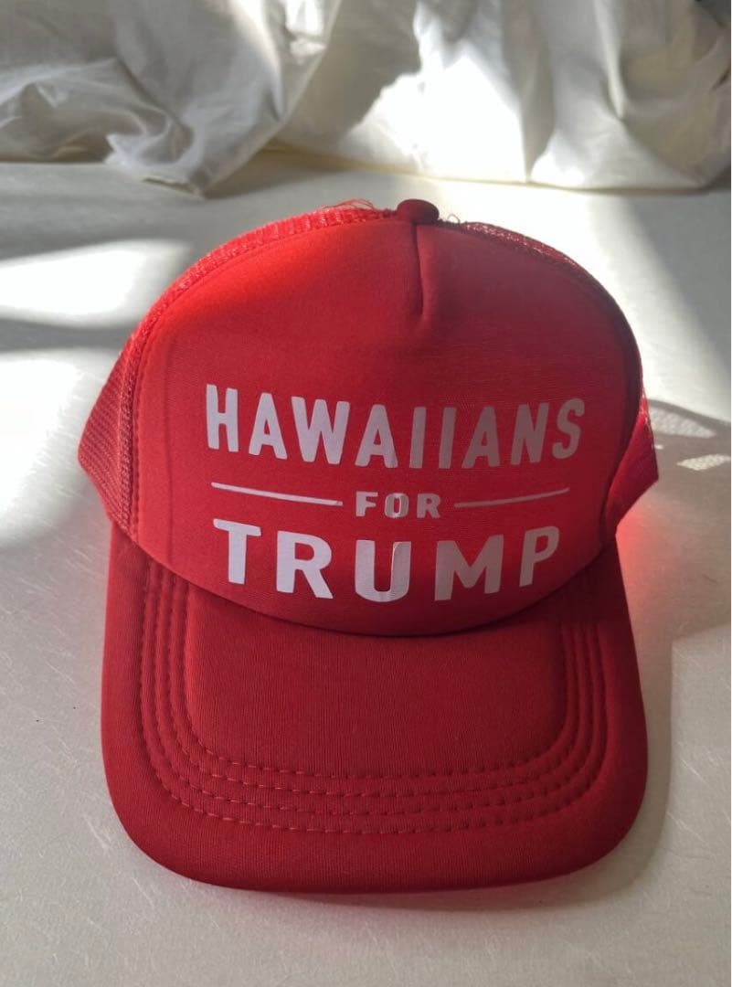 【ドナルドトランプ大統領　キャップ　ハワイで購入】