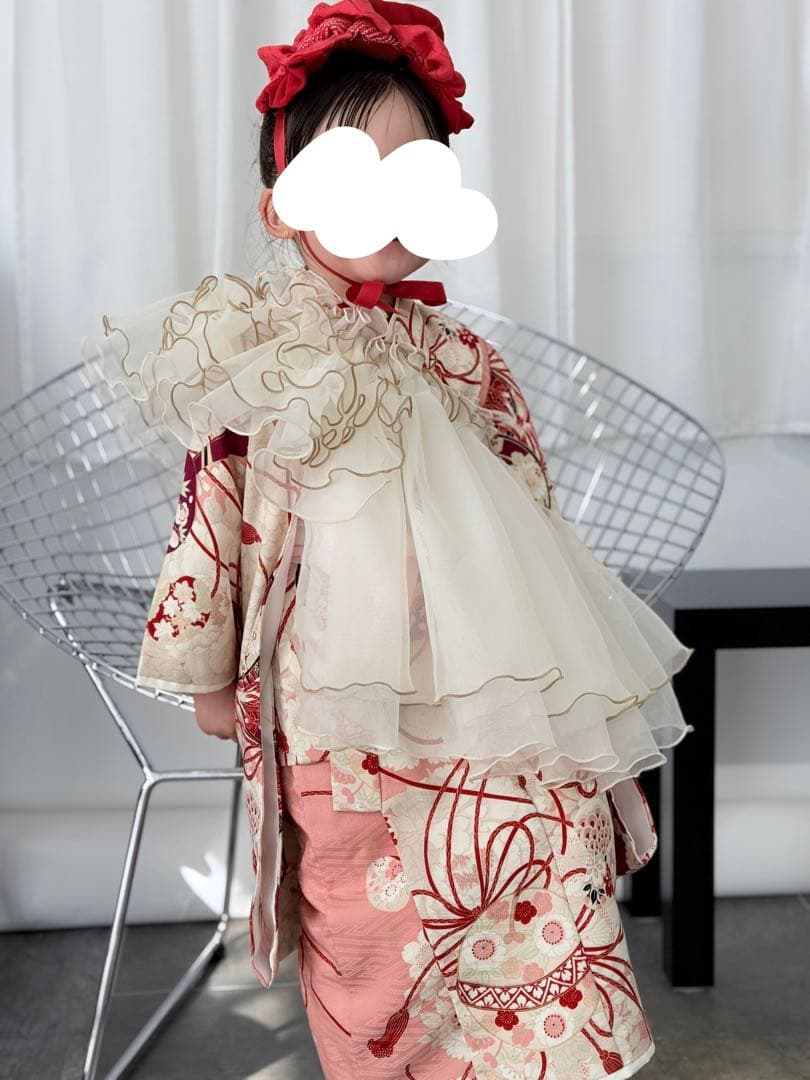 七五三 チュール被布