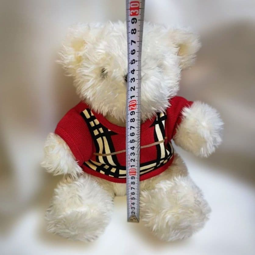 未使用　バーバリーテディベア専用箱付きアンティークノバチェック柄クマのぬいぐるみ