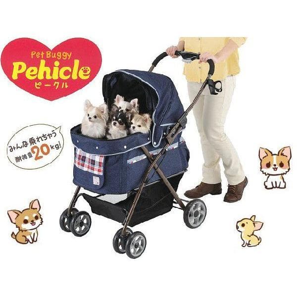 ★ボンビアルコン ペットピークル レッド [バギー カート] 小型犬用