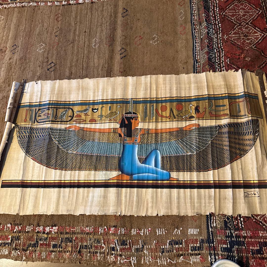 エジプトパピルス画イシス