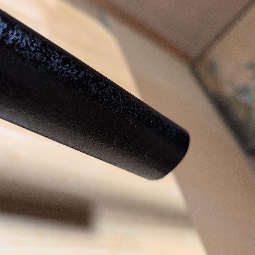 模造刀 (黒石目拵え) 打刀＋脇差し＝二振りセット＋刀掛け台　✰フルセット✰