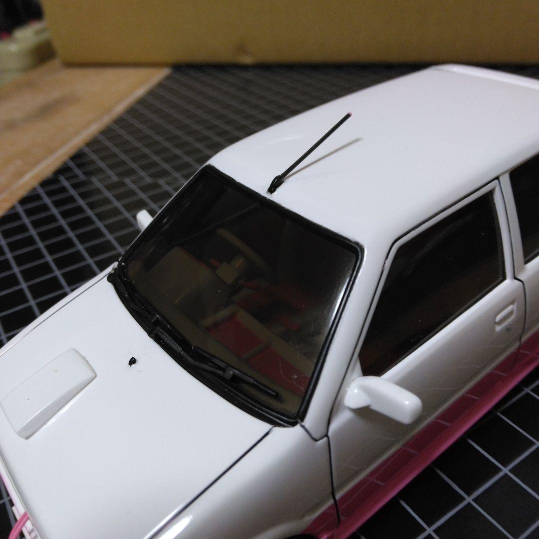 フジミ1/24プラモデル 　ダイハツミラターボ完成品