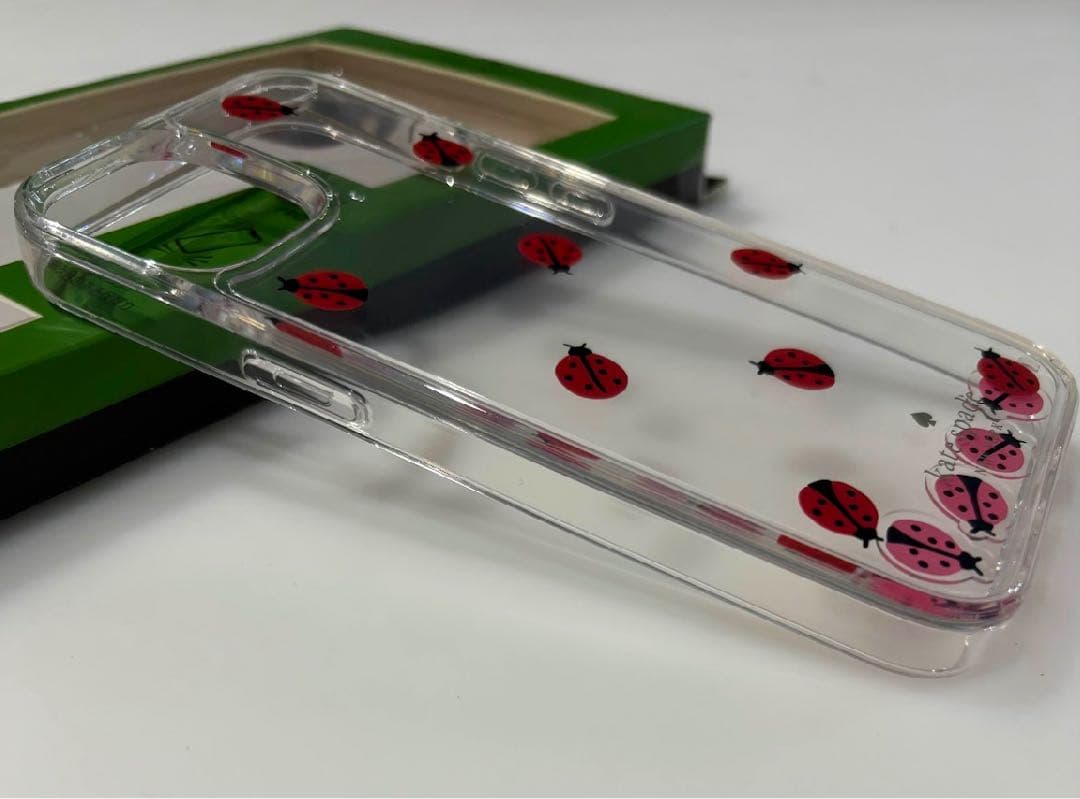 値引き歓迎☘️ケイトスペード iPhone14Pro対応ケース クリア KA555