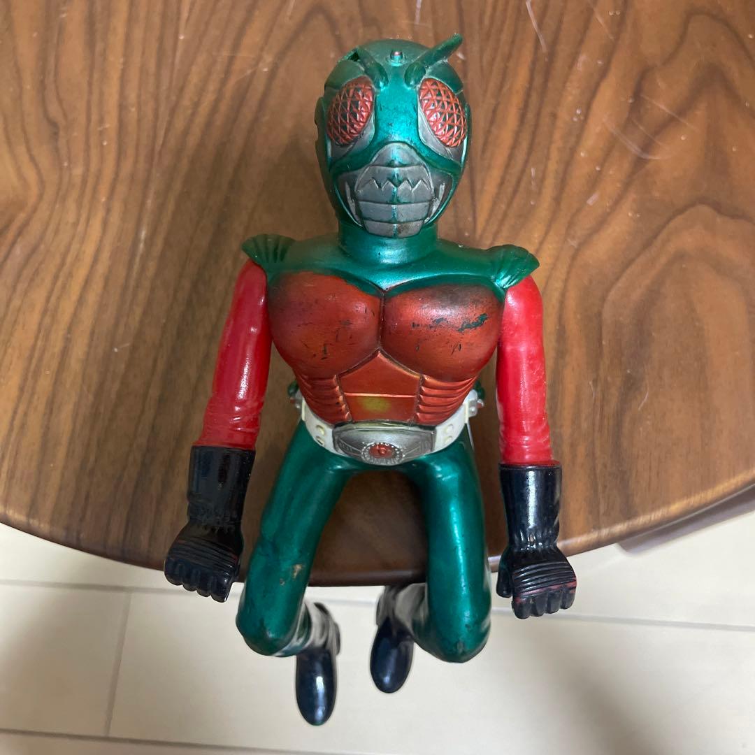 ポピー　仮面ライダー　ソフビ　希少　昭和レトロ　当時物　石森プロ　フィギュア
