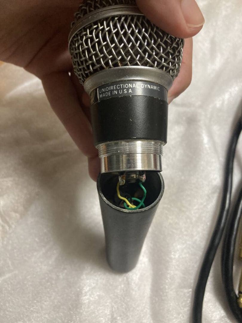 6*6様 マイク SHURE SM58 ポルシェロゴ ビンテージ MADE IN