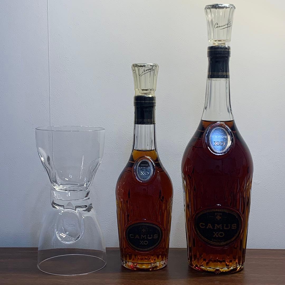 ⭐️未開封⭐️カミュXO⭐️ヘネシー⭐️ペアロックグラス⭐️700ml&350ml⭐️古酒⭐️