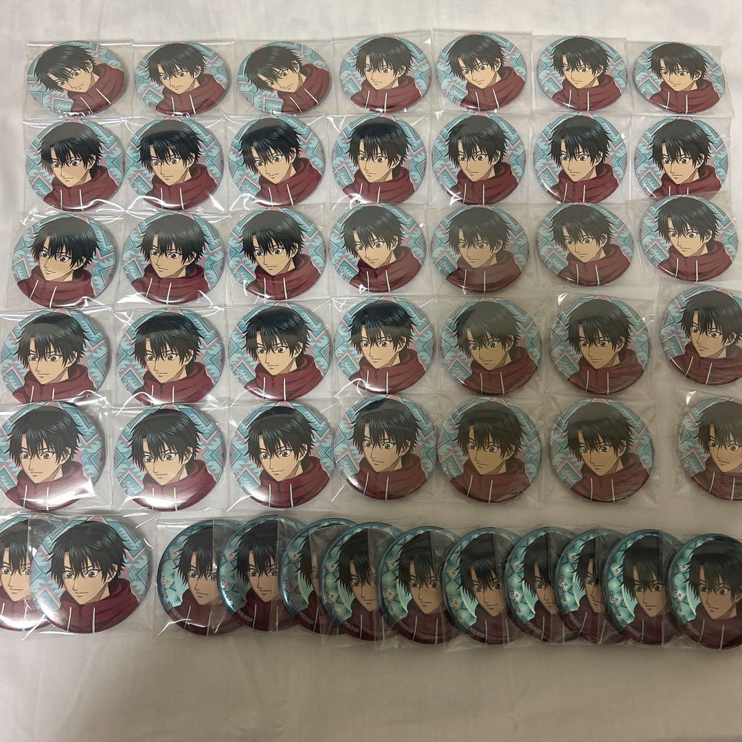 新テニスの王子様　越前リョーマ　缶バッジ　Camping