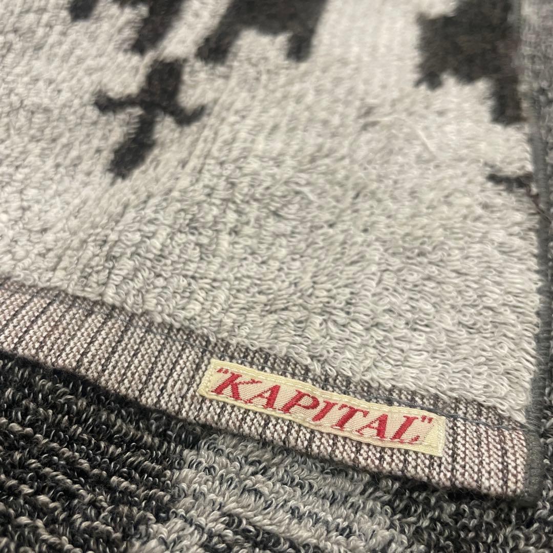 KAPITAL キャピタル オルテカ柄 バスタオル