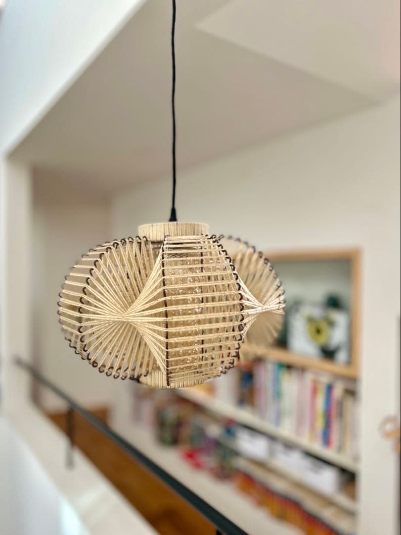 独60年代　EEA Leuchten ヴィンテージ・プレスガラスとストリングス