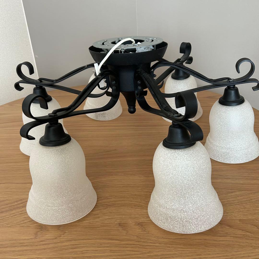 アンティーク　シャンデリア 6灯