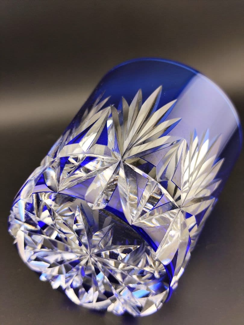 ☆未使用品☆HOYA 最高級ロックグラス（切子、江戸切子、薩摩切子）