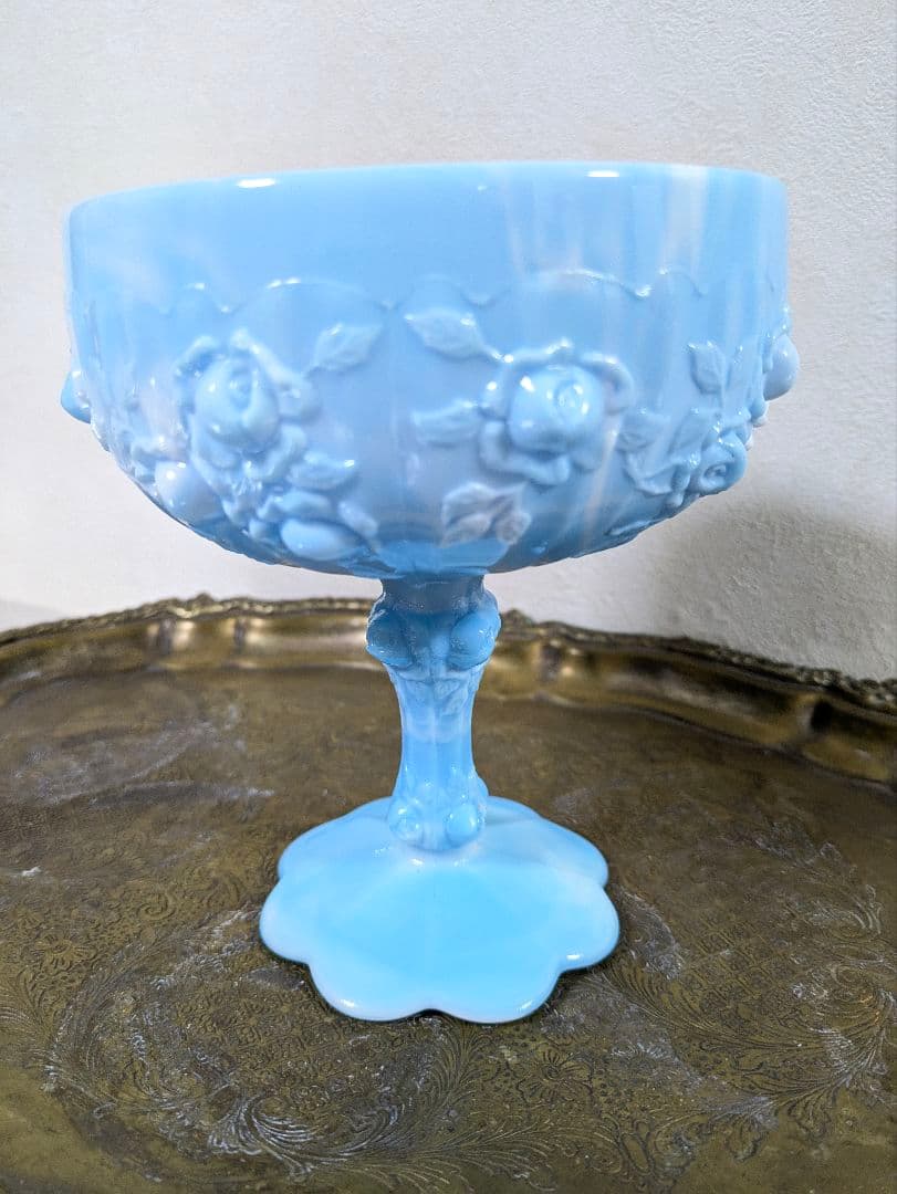 1940年代 Fentonフェントン フタ付きキャンディディッシュ