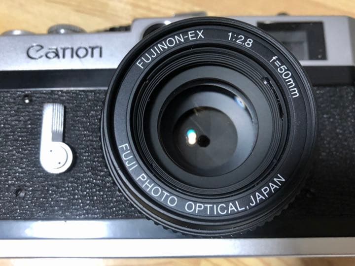 canon p (希少)レンズ付き昭和の名品　動作確認 O K 写真通り