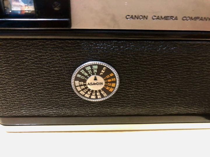 canon p (希少)レンズ付き昭和の名品　動作確認 O K 写真通り