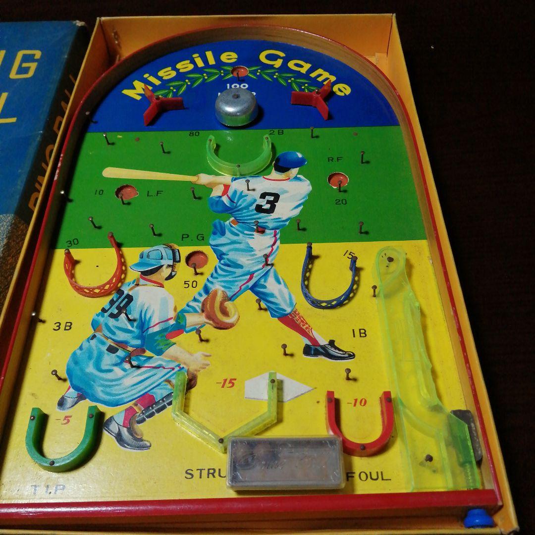 missile game PING BALL　木製ボードゲーム