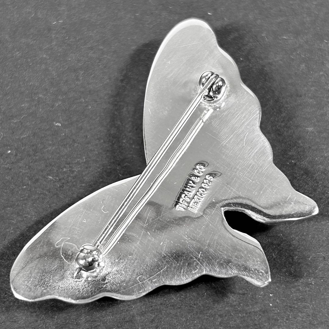 ティファニー ブローチ バタフライ 蝶々 メキシコ シルバー925 ピンバッチ