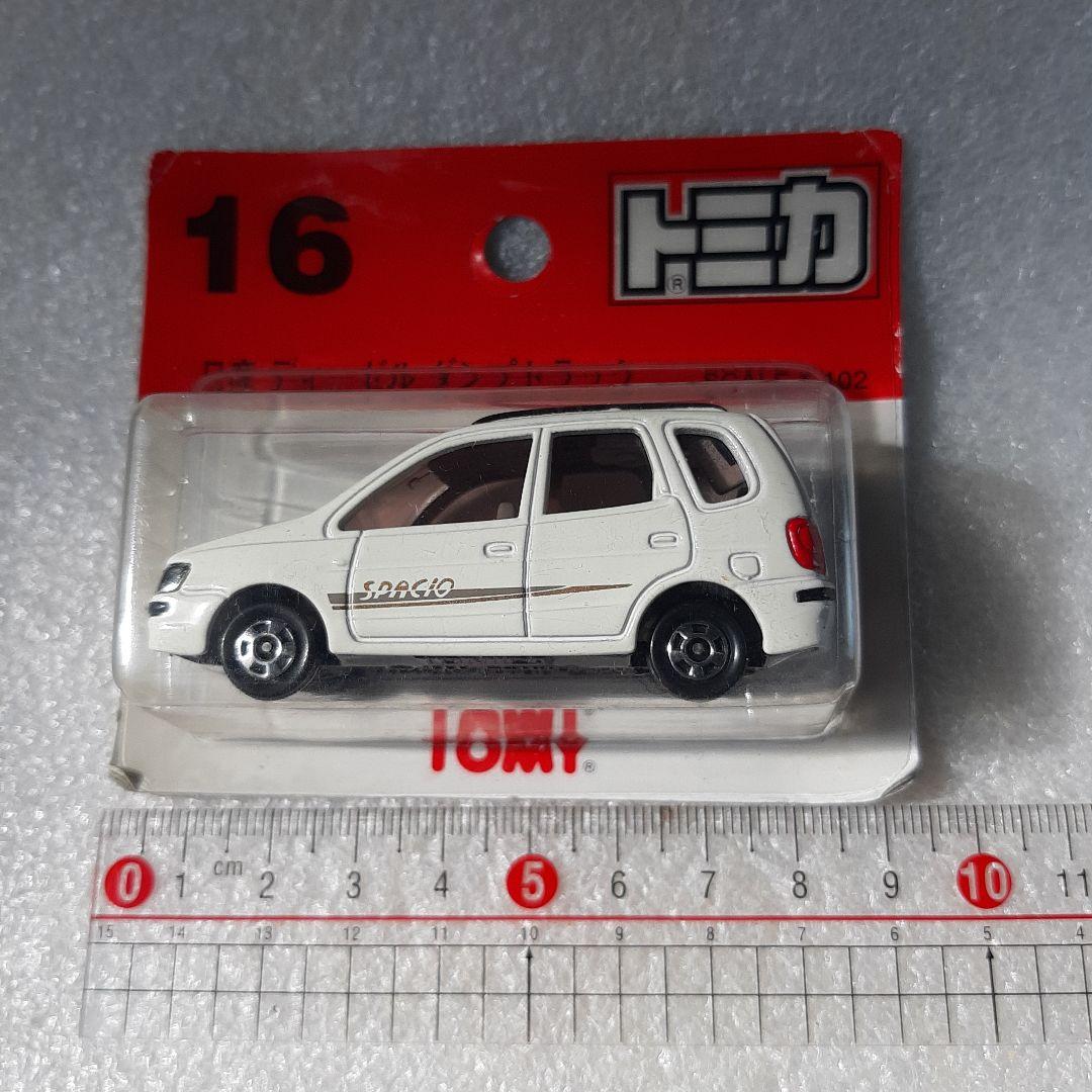 ミスプリ！希少！トヨタカローラスパシオ トミカ16日産ディーゼルダンプトラック？