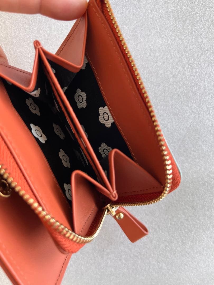 【希少品】MARY QUANT パッチワーク ウォレット 二つ折り財布 未使用品