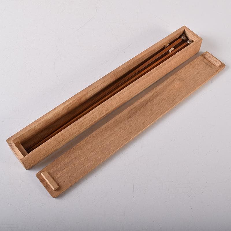 茶道具　釜師　高木治良兵衛作　南鐐鳥頭飾　火箸　共箱　C　R8572