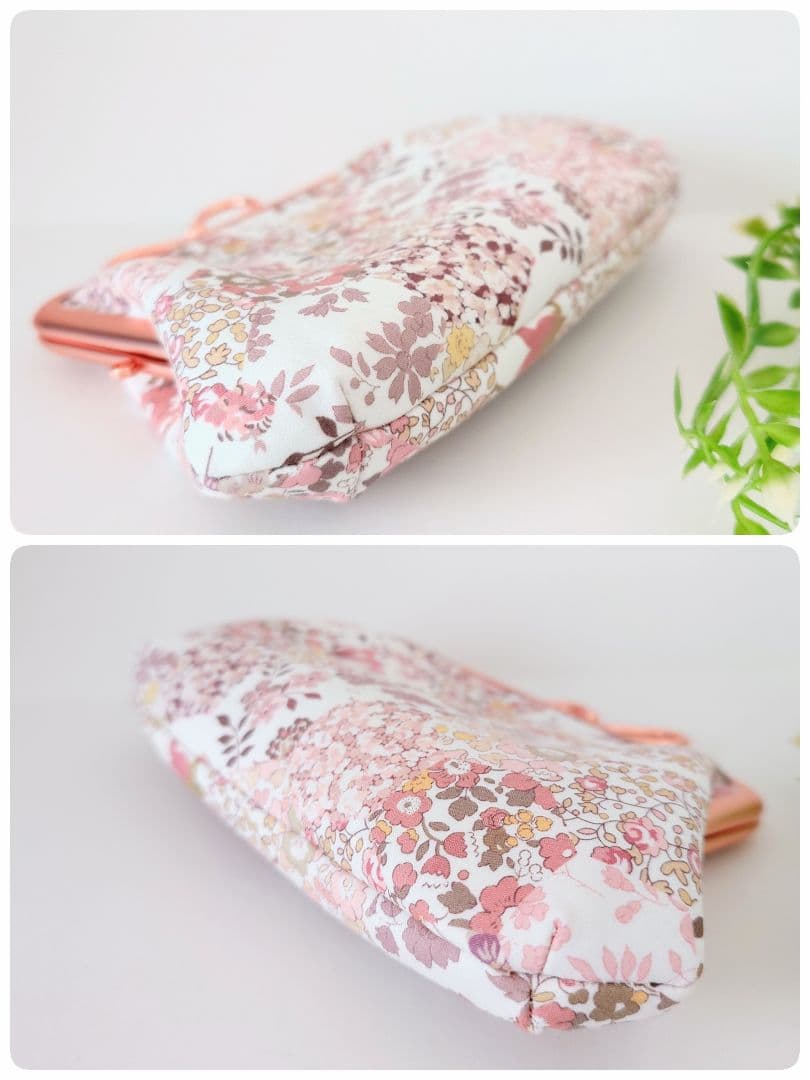 yu〜 ハンドメイド 22fabric ティッシュポーチ①・がま口③ 4点