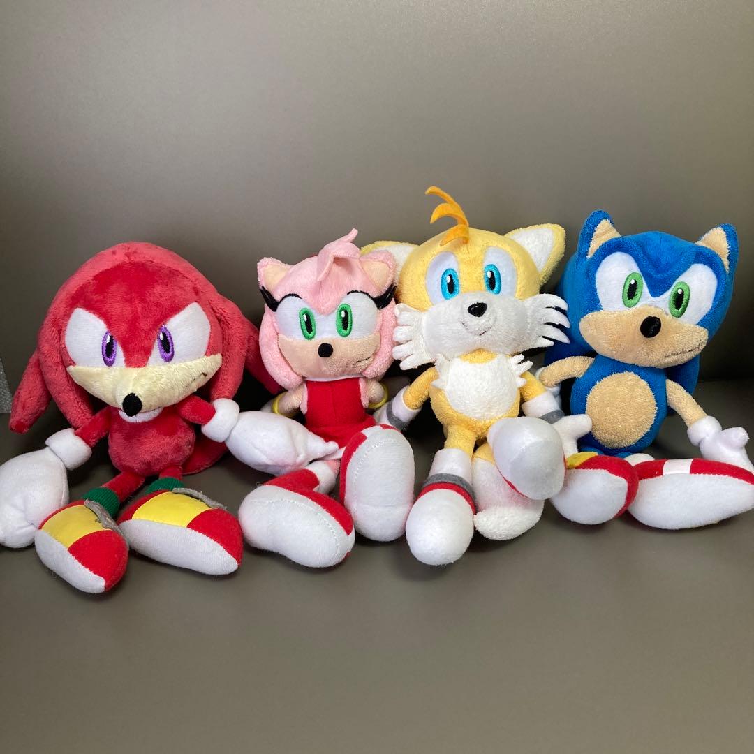 ソニック　ぬいぐるみ　三英　レトロ