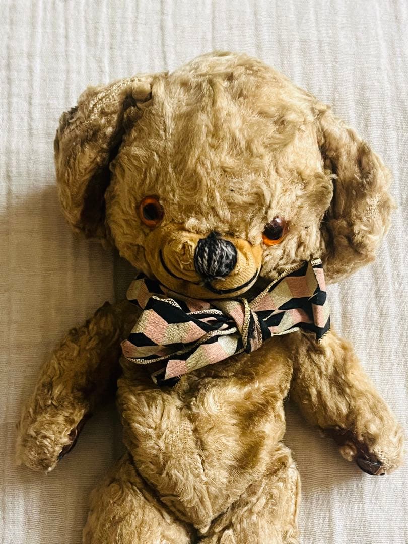 アンティークヴィンテージ英国製メリーソートチーキーテディベア ぬいぐるみドール