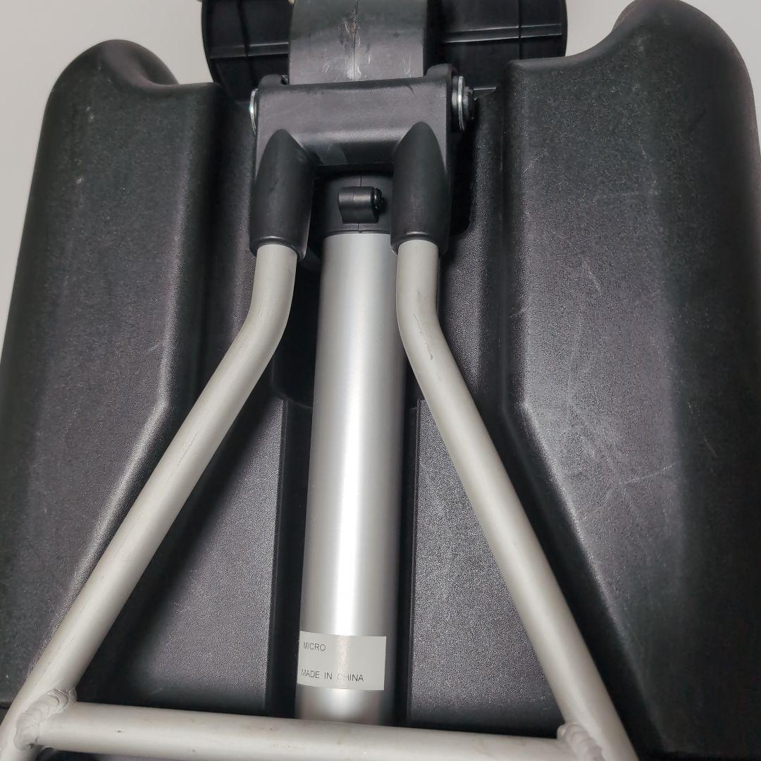 m-cro マイクロラゲッジイージー スーツケースベビーカー　ブラック