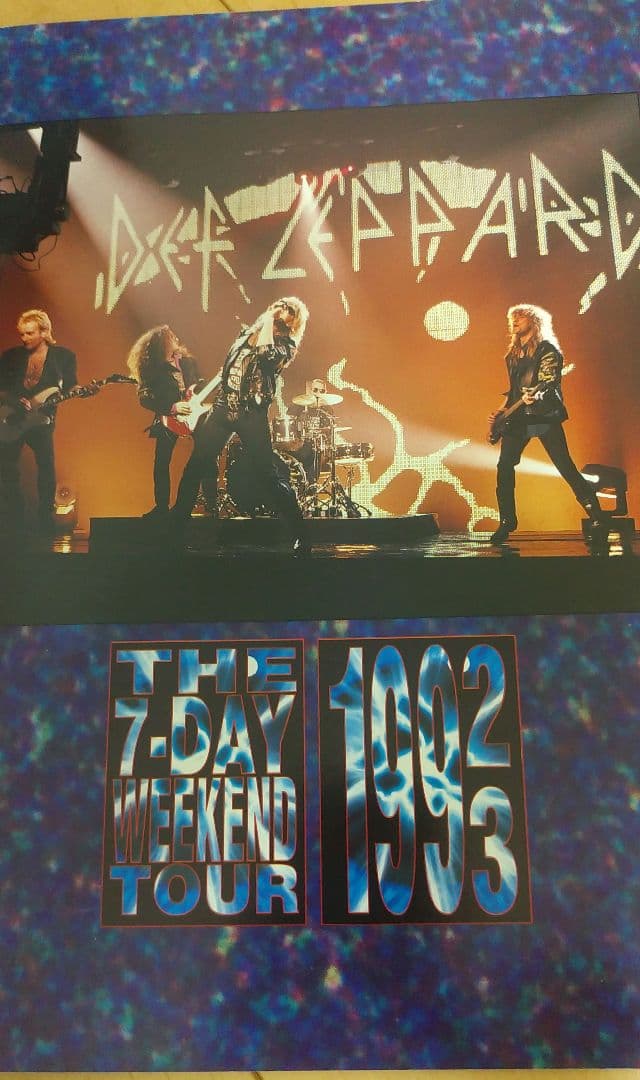 DEF LEPPARD 来日パンフレット