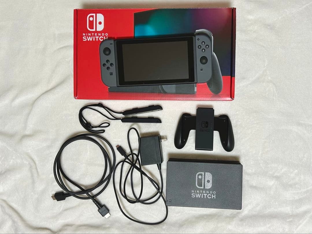 Nintendo Switch(箱あり、付属品あり)(sdカード付き)