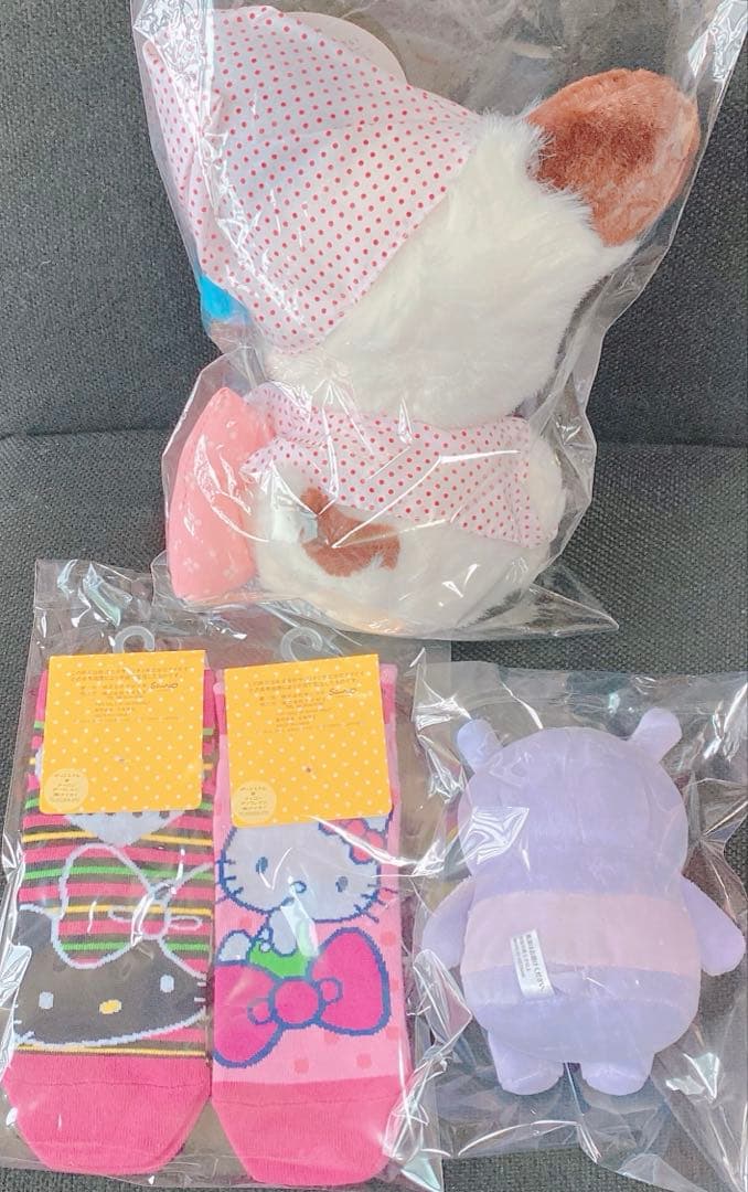 おはようスパンク Sanrio 靴下、バスタオル 、マスコット 。他。19点