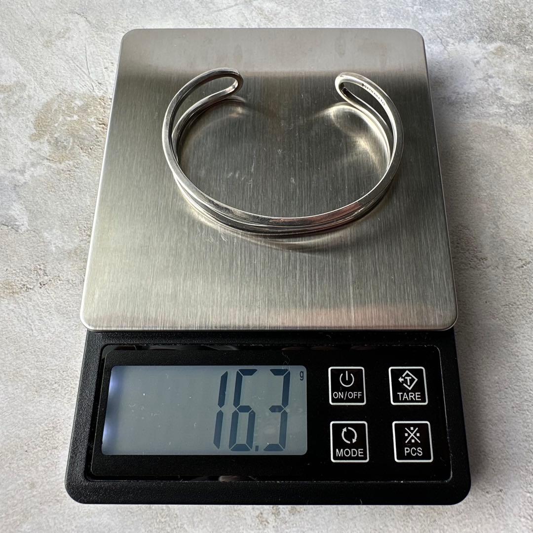 ヴィンテージ ラインモダニストカフブレスレット シルバー925 メキシコ製