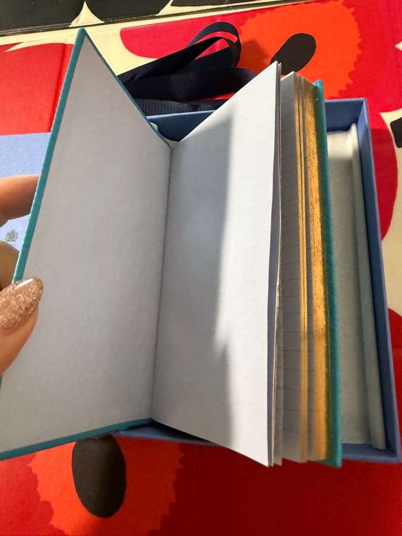 Smythson スマイソン パナマノート（手帳型ノート）ターコイズブルー