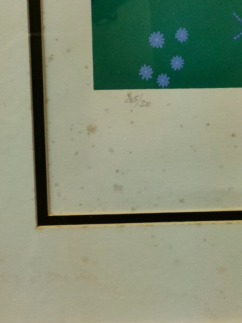 エルテ   ブランコの少女    自筆サインとエディションナンバーが有ります