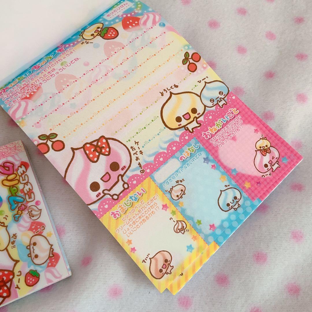平成レトロ　モコモコクリームちゃん　メモ帳　セット　まとめ売り