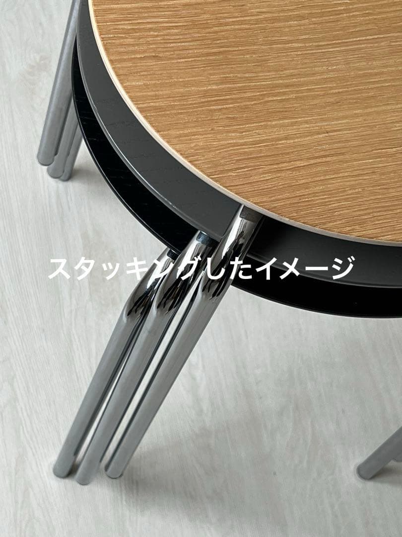 Ferm Living Herman Stool ワームグレー/クローム