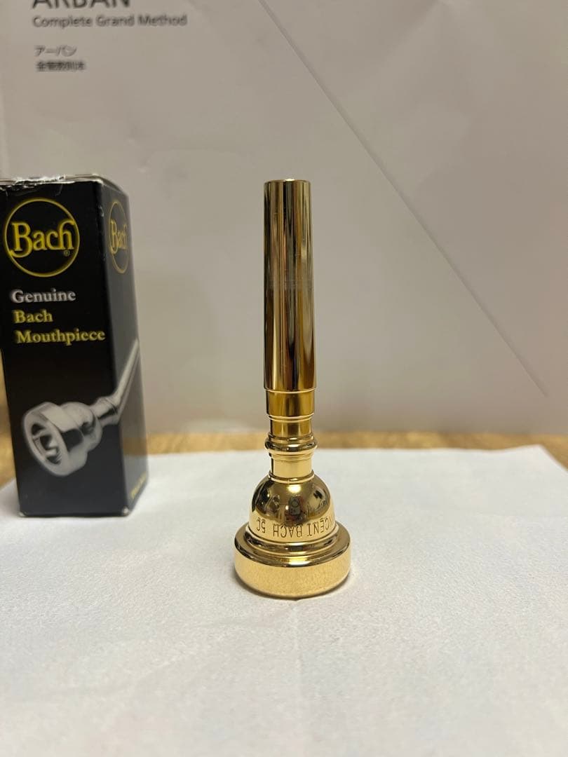 Bach 5C 金メッキ　トランペットマウスピース