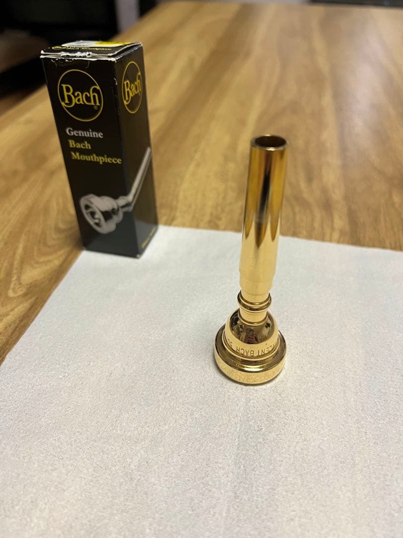 Bach 5C 金メッキ　トランペットマウスピース