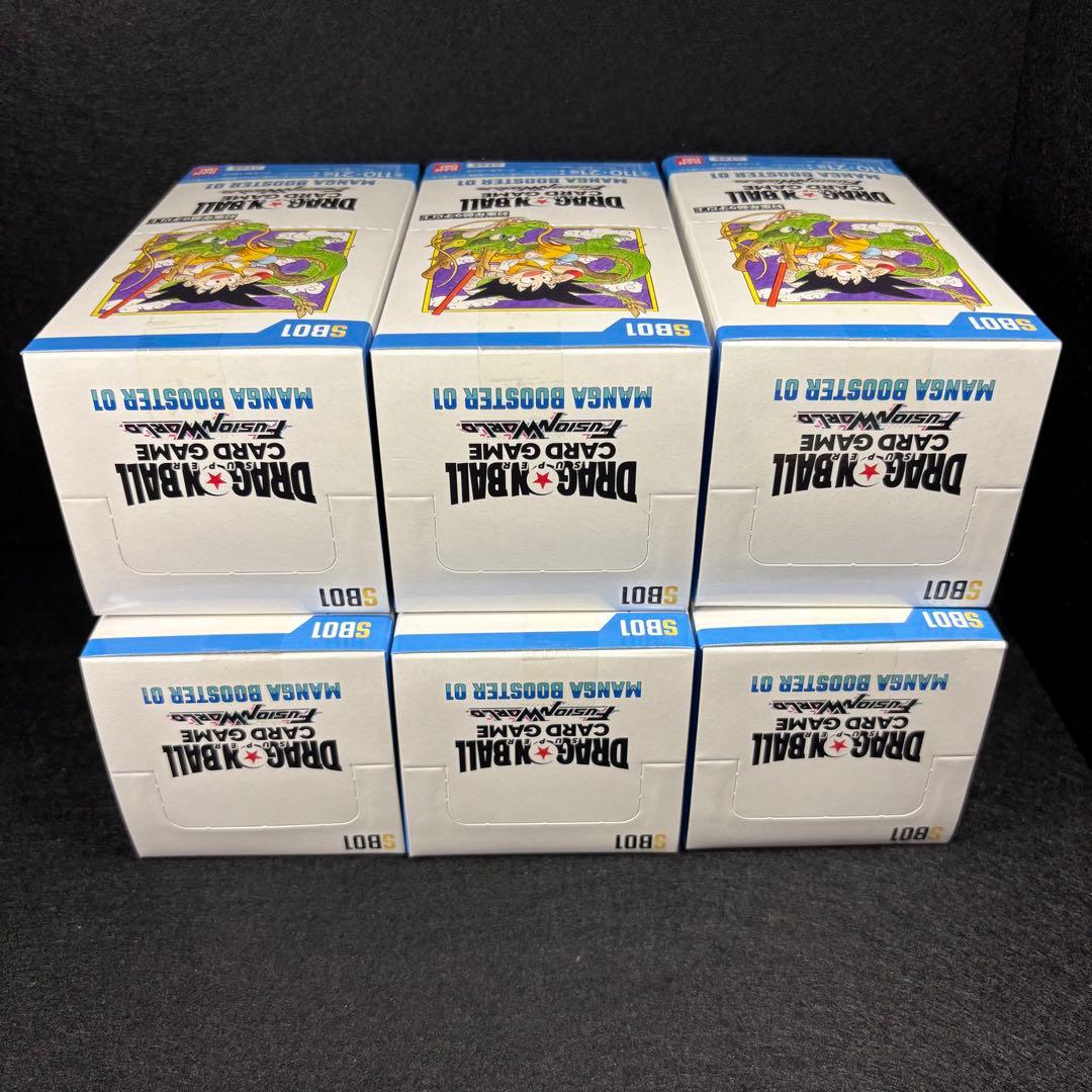 6boxセット◇新品未開封◇テープ付き◇マンガブースター フュージョンワールド